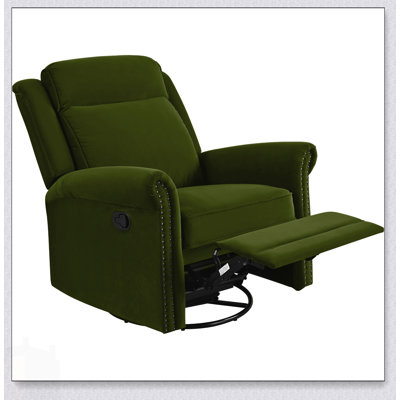 360° Swivel Recliner Manual Rocking Chair With Adjustable Backrest For Ultimate Comfort And Style In Living Rooms And Nurseries