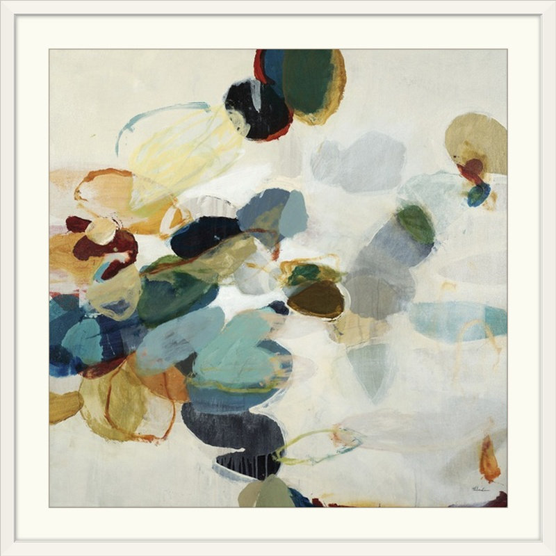 Silvio " Scattered Stones ", 30" H x 30" W x 1.5" D, Canvas