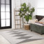 Tapis intérieur / extérieur gris clair / noir Vinales-69807794