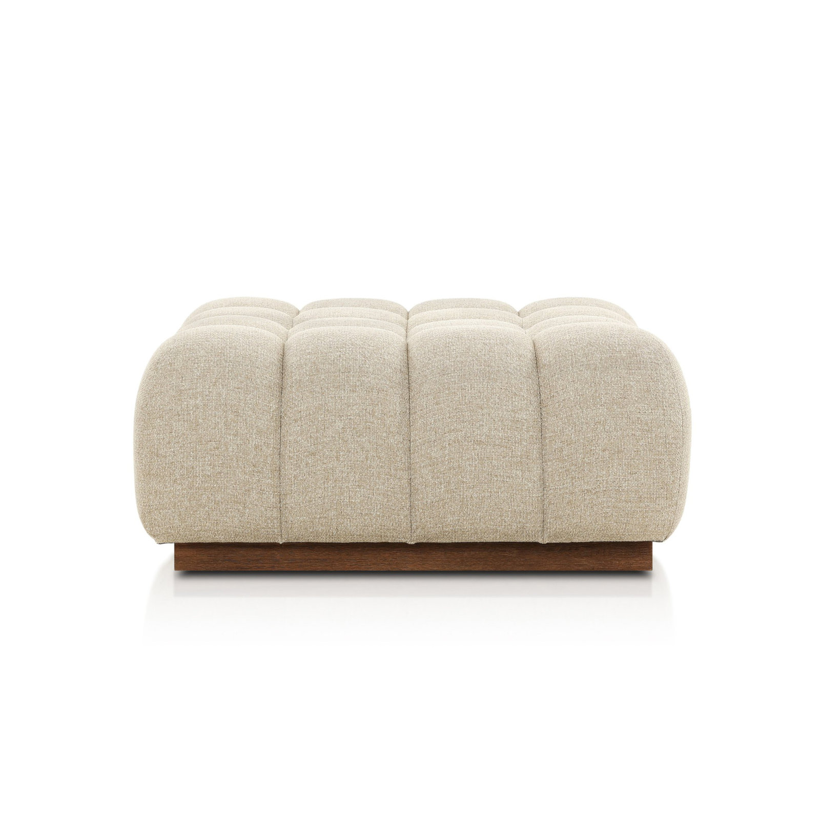 Martinique Outdoor Ottoman Piece-Hayes Cream