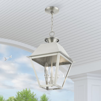 Lanterne suspendue d'extérieur 19 po à 3 ampoules Howells