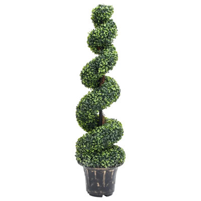 Faux Boxwood Plant in Pot