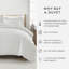Ensemble de housse de couette à imprimé de vignes et treillis Home-847488377