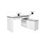 Libre 55,12" L-Shaped Writing Desk with Storage Cabinet-91342571