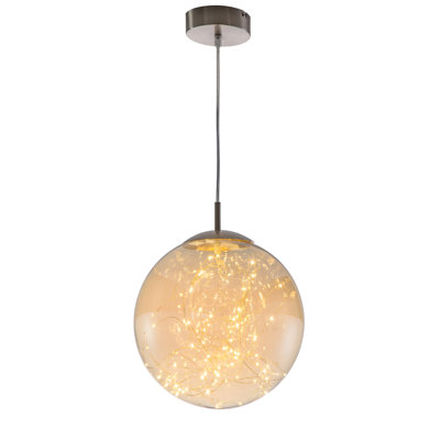 Darya 1-Light LED Globe Pendant