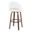 Ensemble de tabourets de bar style Mid-Century avec revêtement en similicuir-682774258