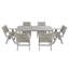 Table de salle à manger simple de 68,9 pouces de haute qualité pour les pique-niques en plein air et les repas de patio, matériau durable HPS (table seulement)-130482193