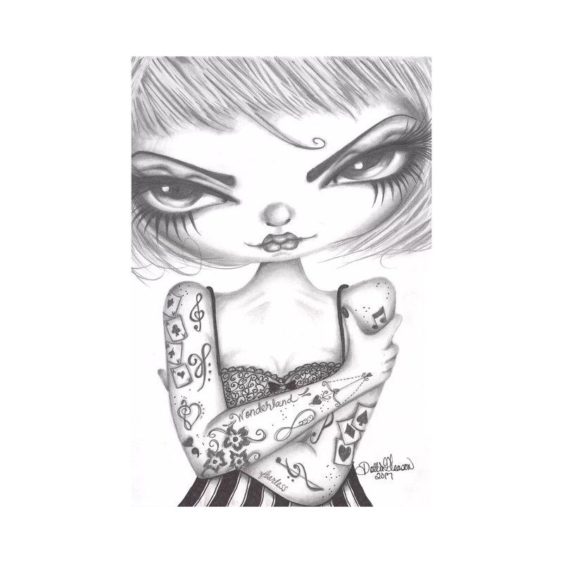 Greta by Dottie Gleason - Wrapped Canvas Gallery-Wrapped Canvas Giclée, 20.32 cm H x 30.48 cm W