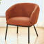 Fauteuil d'appoint moderne en velours côtelé-2069809161