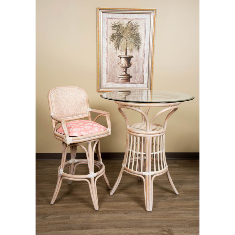 Tabouret de bar et de comptoir pivotant Daquante, Tabouret de bar (siège d’une hauteur de 30 po)