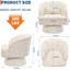 Upholstered Swivel Lounge Chair-1849045689