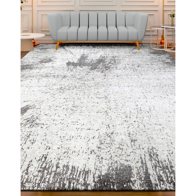 Tapis ivoire noué à la main, Rectangulaire 2 pi x 3 pi