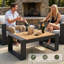  Ensemble de conversation d'extérieur surdimensionné en aluminium 4 pièces avec table basse et coussin de 6 pouces-1398633568-1398633575