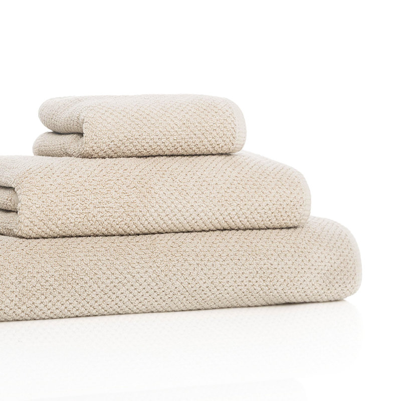 Bee Waffle Waffle Hand Towel, Fog
