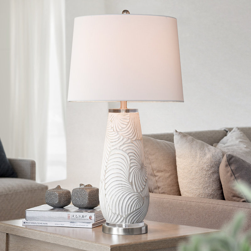 Poly Table Lamp - White Shade