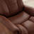 Global Home Swivel Glider Recliner With Manual Adjustable Headrest & Footrest For Ultimate Comfort And Style-1499410364