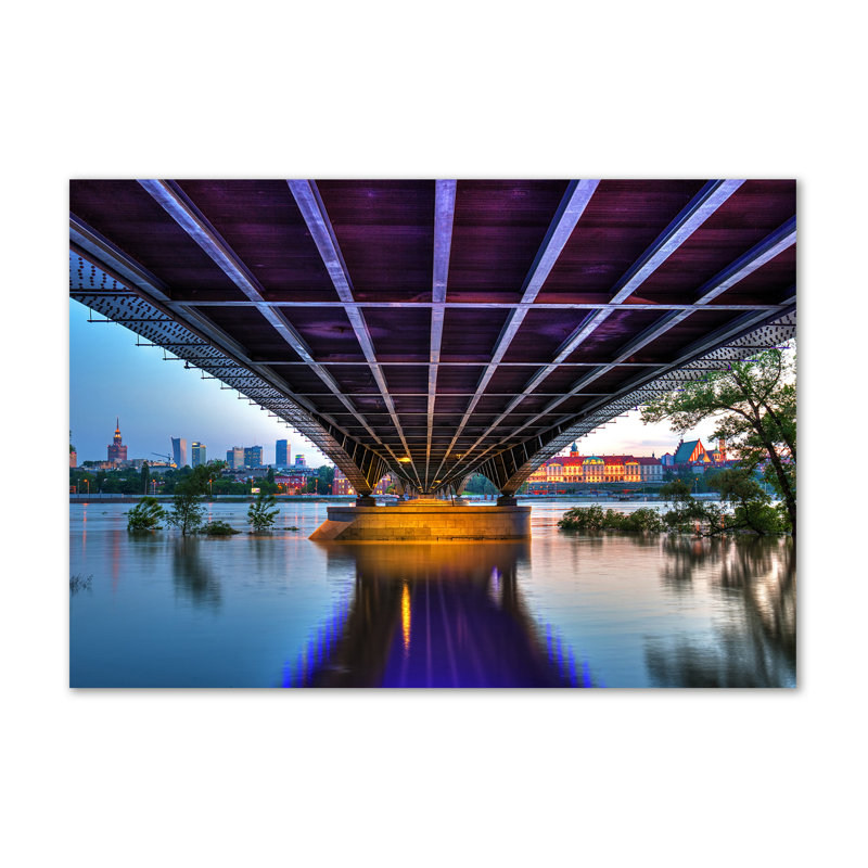 Bridge In Warsaw - Wrapped Canvas Print