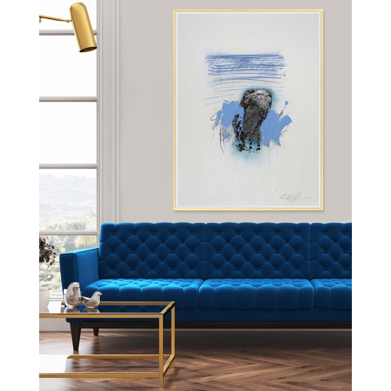 Blue Lines 1 Print by Robert Robinson
