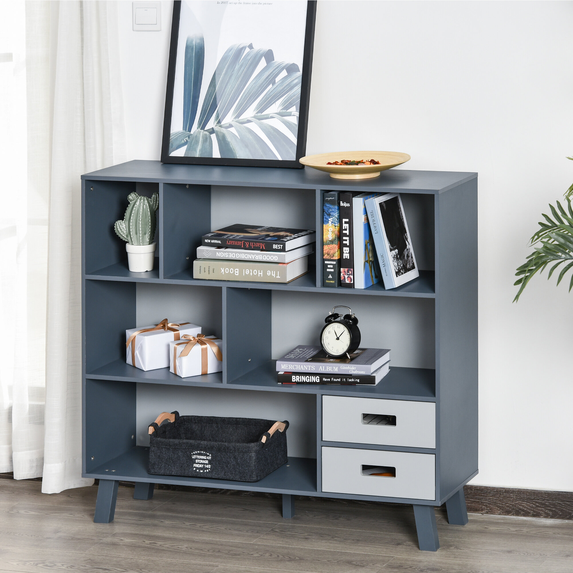 George Oliver Laurencho Storage Bookcase & Reviews | Wayfair