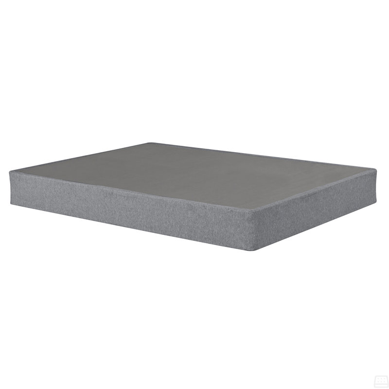 Pliable 9 po Base de lit en métal avec matelas, lit sommier simple, Lit simple