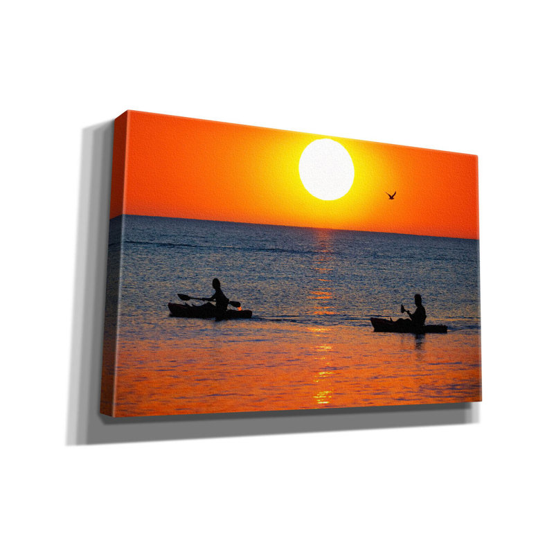 'Sunset Excursion' by Jonathan Ross, Canvas Wall Art, 12" H x 18" W x 0.75" D