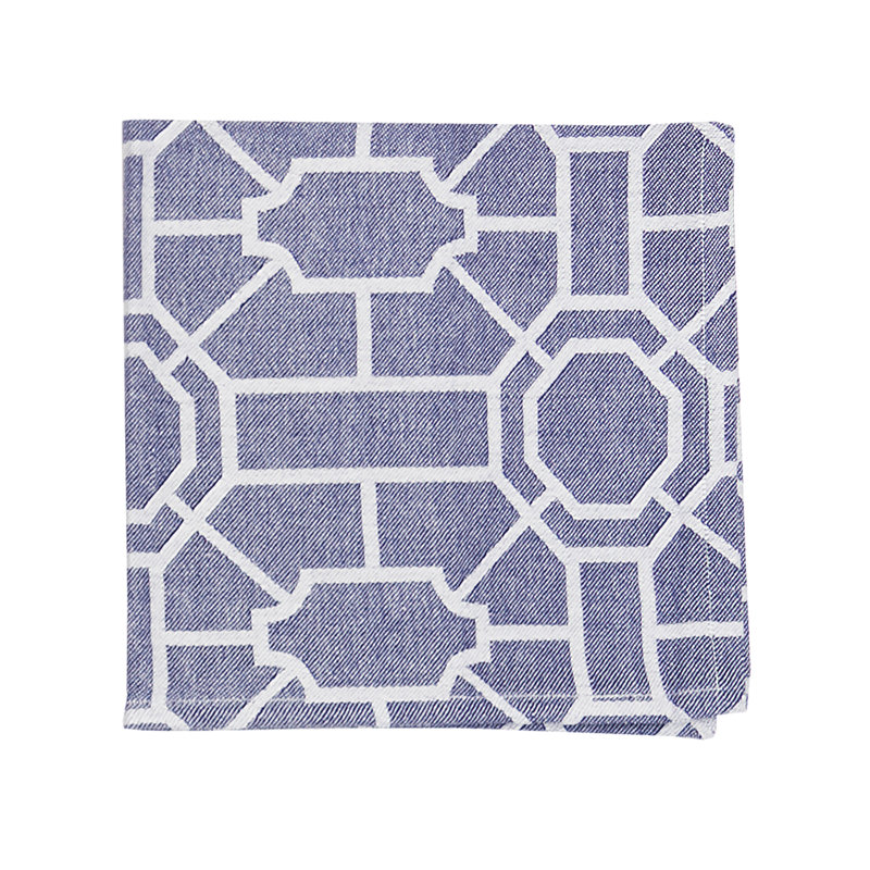 Serviette Colonial Williamsburg, Bleu marine