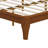 Solid Dry Bamboo Wood Platform Bed Frame, With Wood Slat Support-1294072766