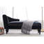 Chaise longue en velours 58 "