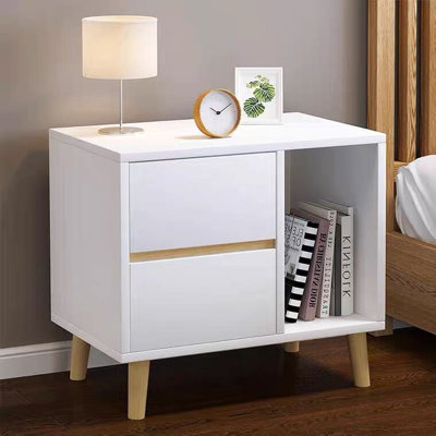 Caelo 45cm W Manufactured Wood Bedside Table
