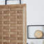 Room Divider Cublington Room Divider Wood With Rattan With 3 Panels-179637388