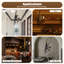 Luminaire suspendu Monkey Chandelier en résine et corde de chanvre