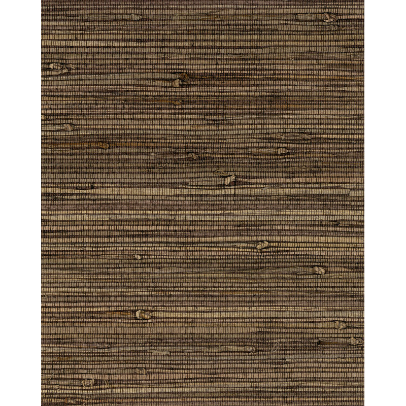 Schell Non-Pasted Abstract and Geometric Wallpaper Roll, Brown