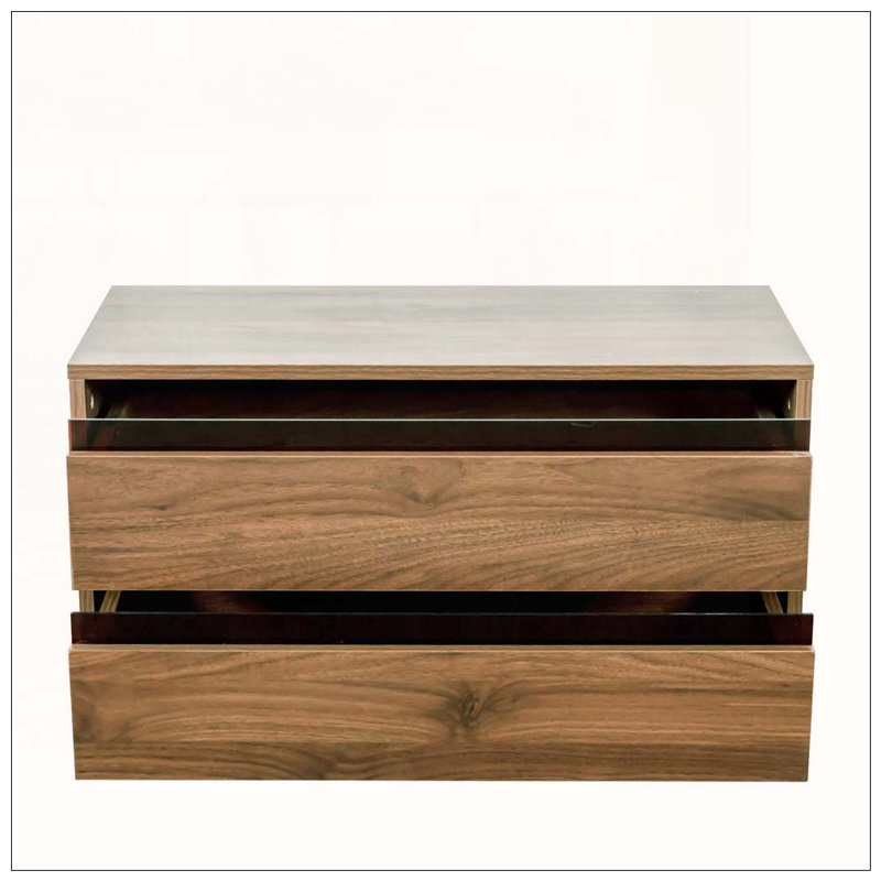 Armoire de rangement murale empilable avec 2 tiroirs