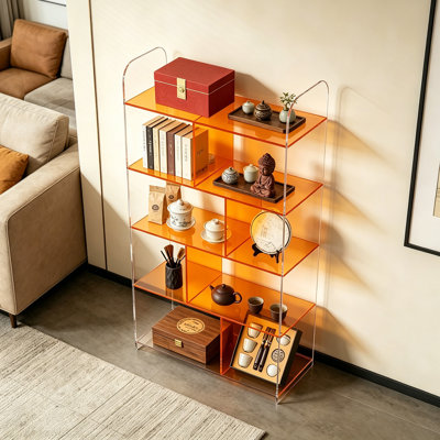 Transparent Acrylic Display Bookcase