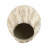 Terracotta Vase With Textured Carved Design Decorative Modern Accent Piece