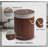 Bamboo Hamper With Lid Round 58 Lt Cherry-1600025968