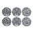 6 Piece Dessert Plate Set