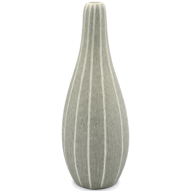 Avianca Handmade Table Vase, Grey