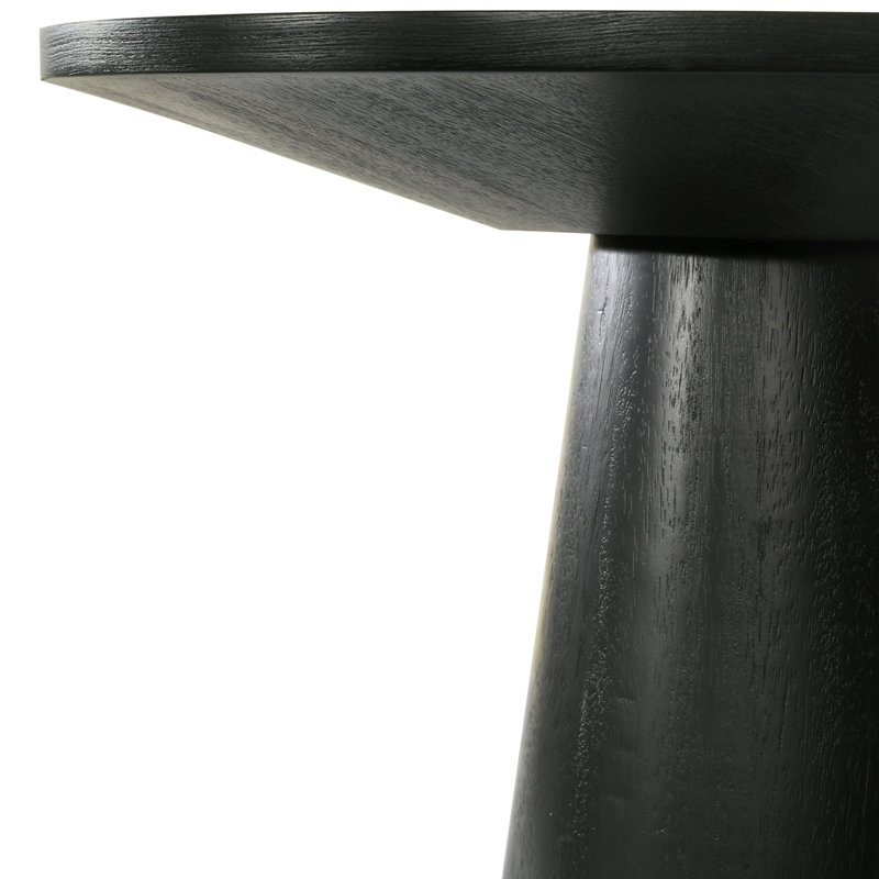 Ensemble de chaises et console à accoudoirs en ébène 3 pièces Jasper