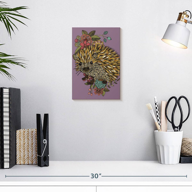 Brampt The Cute Hedgehog, 12" H x 8" W