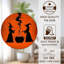 Plaque en métal Spooky Witch Halloween