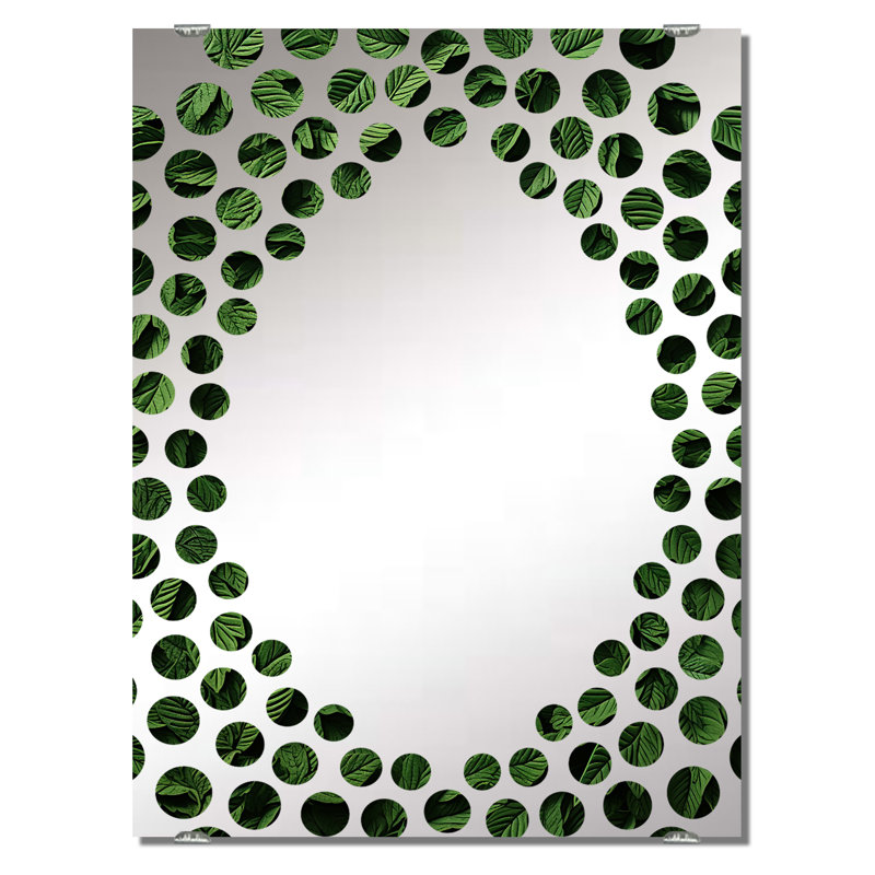 Miroir mural Rathburn - Herbes MIR134438, 32 po x 24 po