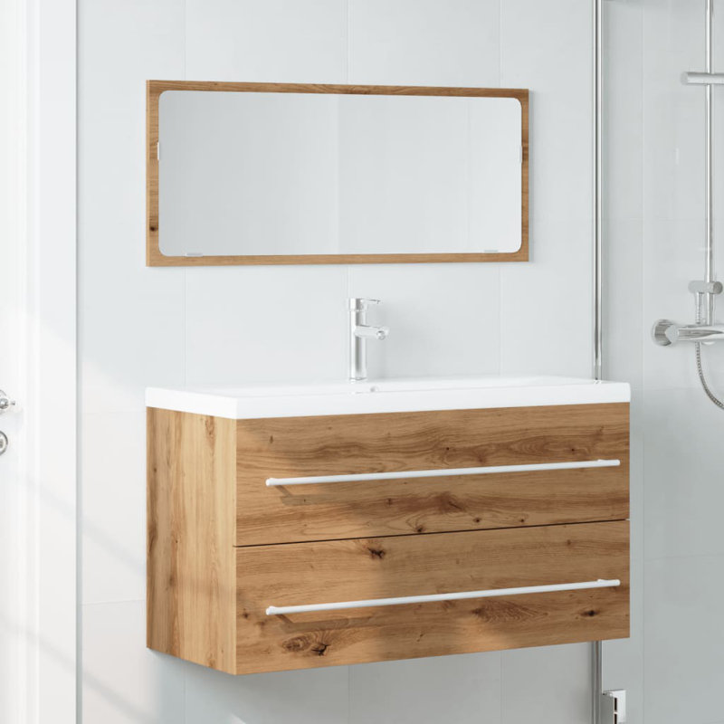 Autra Freestanding Bathroom Cabinet, Artisan Oak