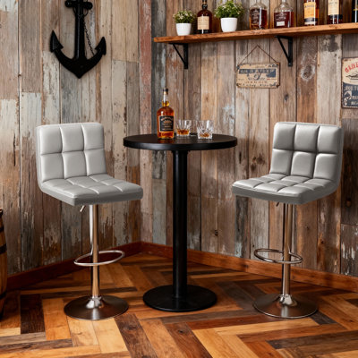 Stallcup Swivel Adjustable Height Bar Stool