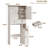 Over The Toilet Storage Cabinet, Storage Cabinet Over Toilet With Double Doors-441919731