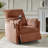 Talana Contemporary 38" Power Rocking Swivel Nursery Recliner with USB-835949275