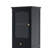 63" Tall Bathroom Storage Cabinet With Glass Doors, Free-Standing, Two Drawers, And Adjustable Shelves, MDF Board