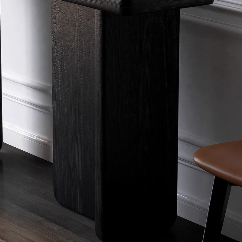 Console moderne de style minimaliste noir