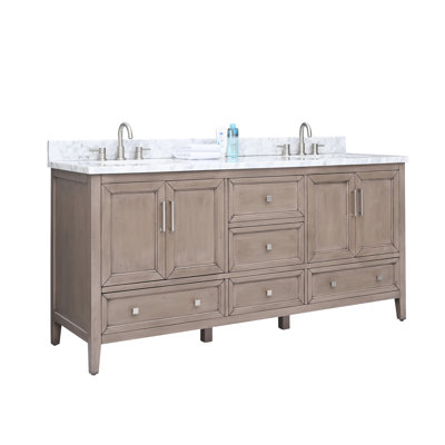 Everette 73'' W Double Vanity