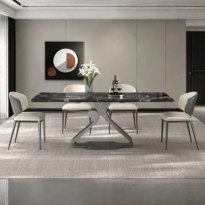 Tables de salle à manger rectangulaires en marbre Luxury